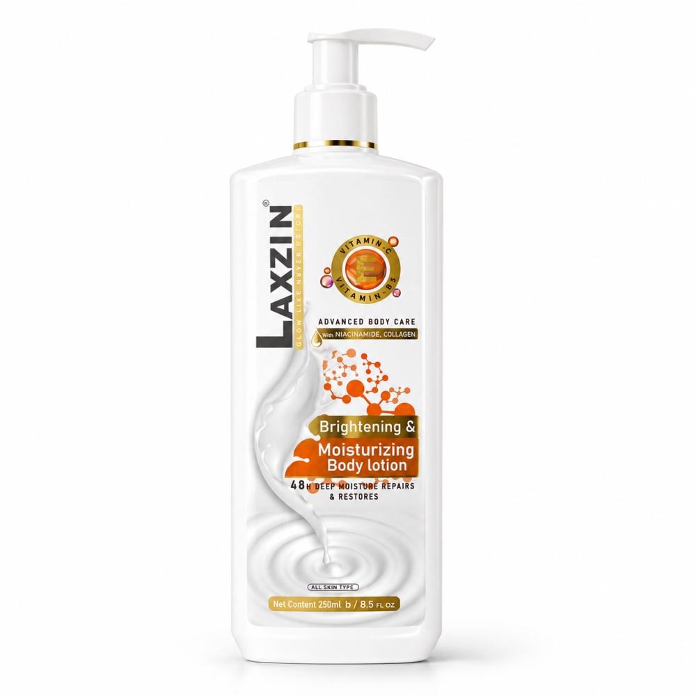 Laxzin Brightening & Moisturizing Body Lotion – 250 ml / 8.5 FL OZ
