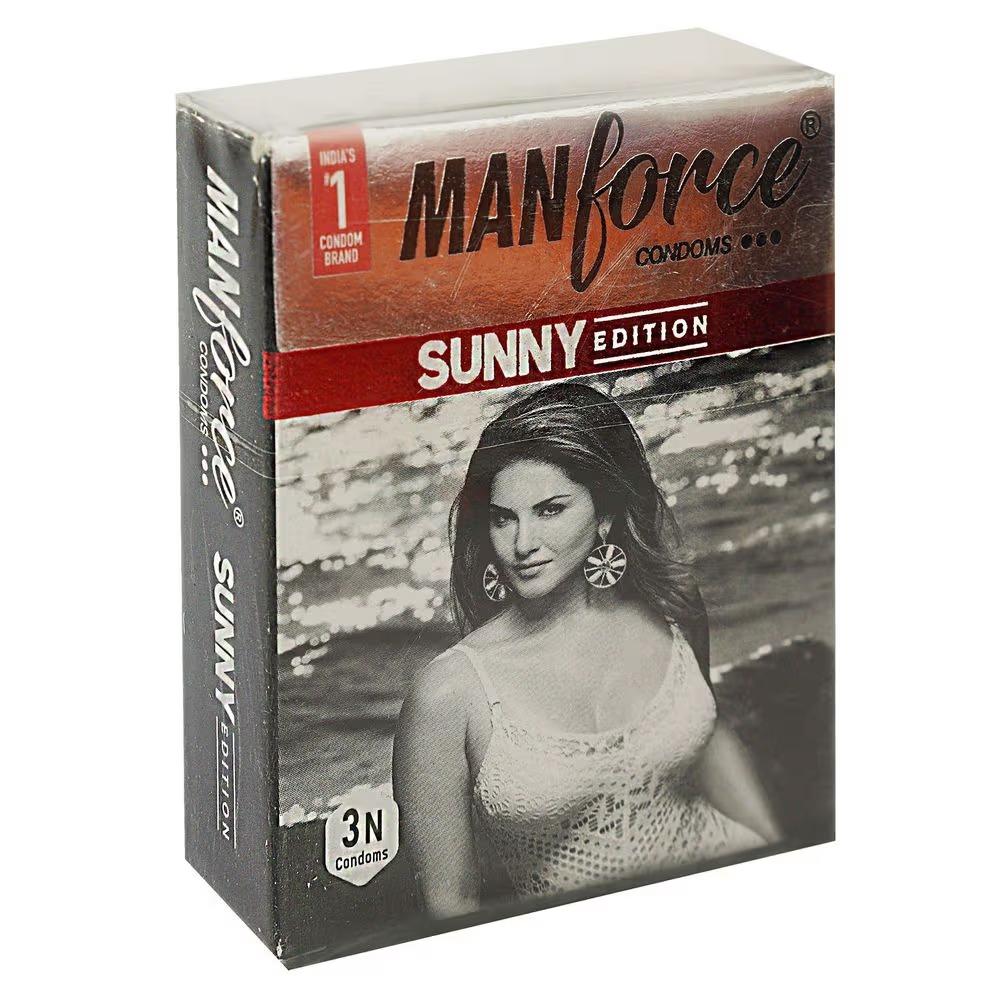 Manforce Sunny Edition Condoms 3's Pack - (Expiry - April, 2027) – Pack of 3 Condoms