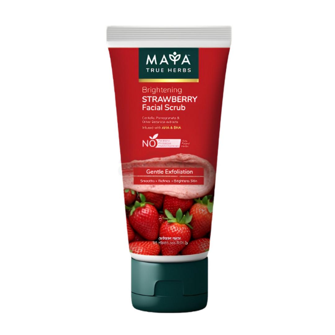 MAYA Brightening Strawberry Facial Scrub – 100 ml