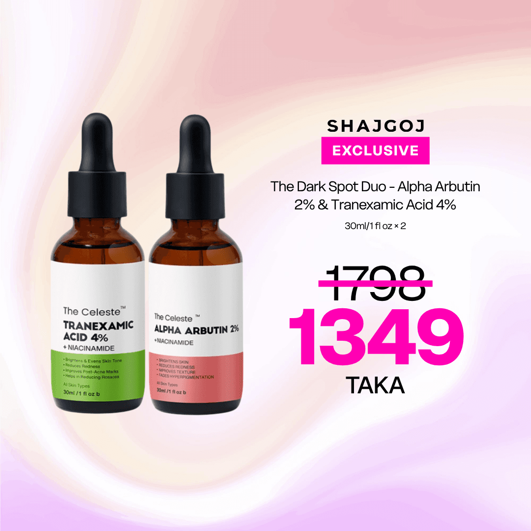 The Dark Spot Duo - Alpha Arbutin 2% & Tranexamic Acid 4% – The Celeste – 30ml/1 fl oz × 2
