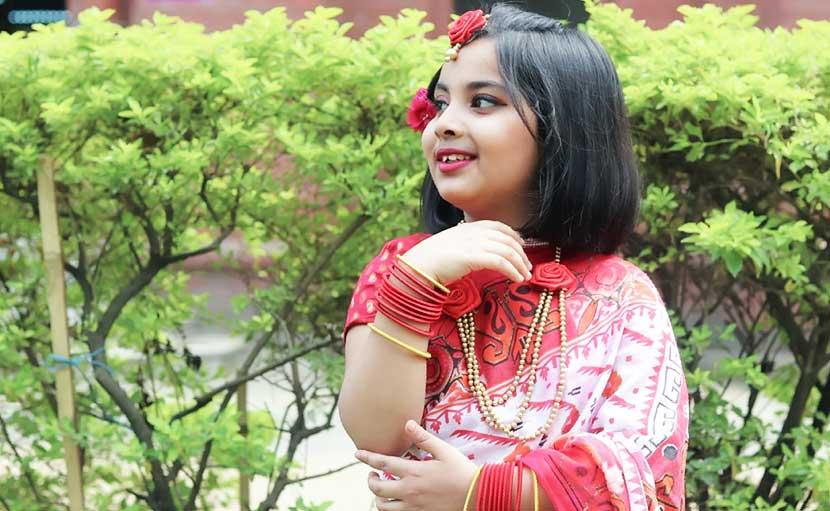 ছোট্ট মেয়ের বৈশাখ | ৩টি সাজে সাজবে আপনার আদরের কন্যাটি!