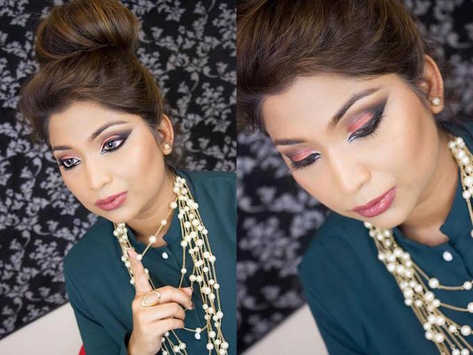 এরাবিক স্টাইল ইন্সপায়ার্ড ড্রামাটিক আই মেকআপ
