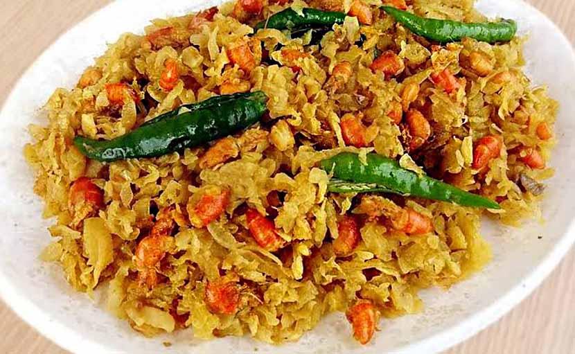 মুলা চিংড়ি ভাজি