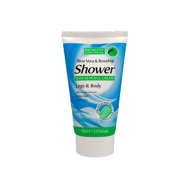 Beauty Formulas Aloevera & Rosehip Shower Hair Removal Cream – 150ml