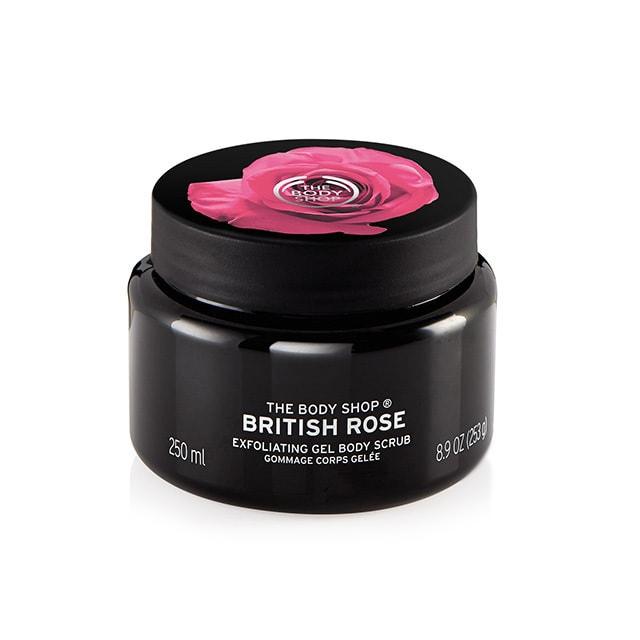 The Body Shop British Rose Exfoliating Gel Body Scrub – 250ml