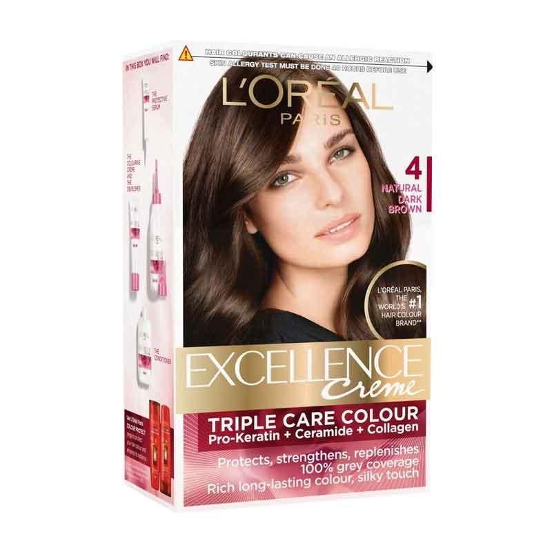 L’Oréal Paris Excellence 4 Natural Dark Brown – L'Oreal – 172ml