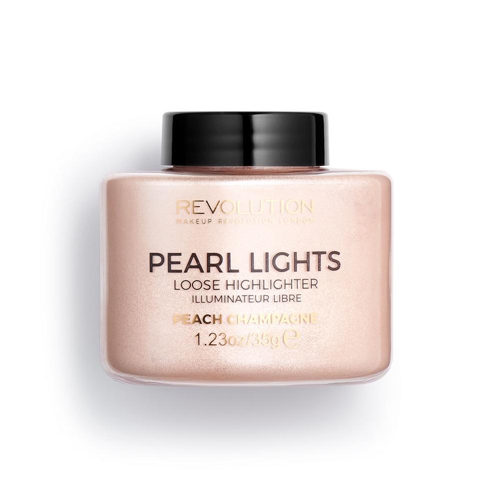 Makeup Revolution Peach Champagne Pearl Lights Loose Highlighter – 35gm