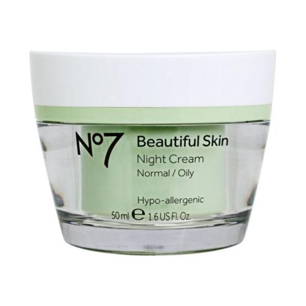 No7 Beautiful Skin Night Cream Normal/Oily – 50ml
