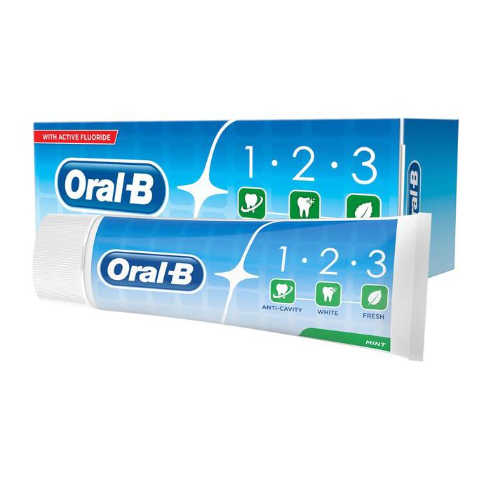 Oral-B 123 Mint With Active Fluoride – 75ml