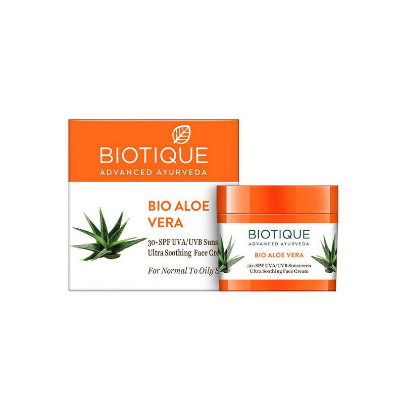 Biotique Advanced Ayurveda Bio Aloe Vera 30+SPF UVA UVB Sunscreen – 50gm