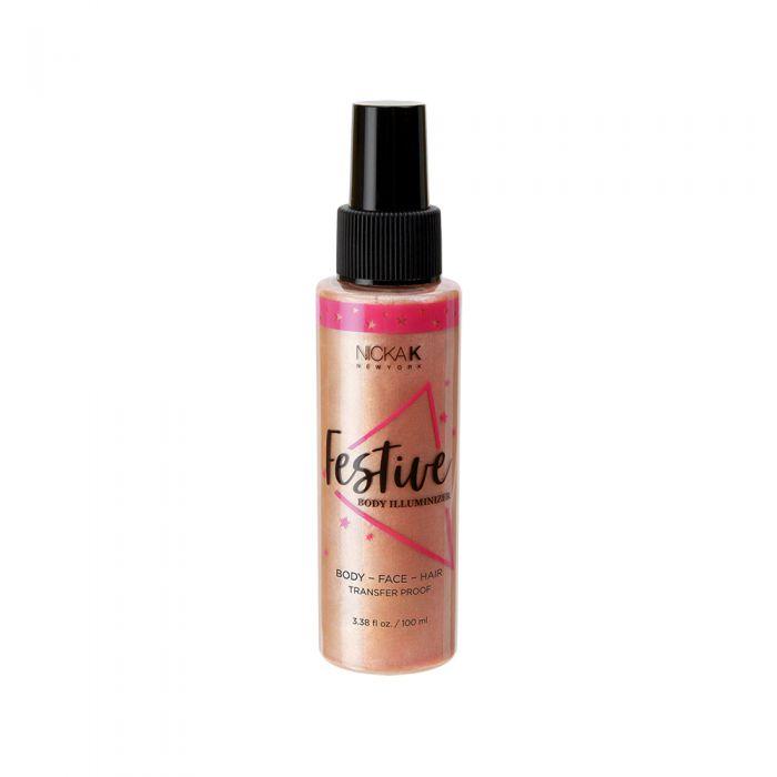 NICKA K FESTIVE BODY ILLUMINIZER - ROSE GOLD 100ML