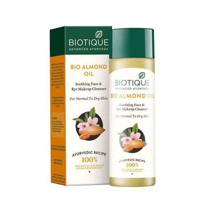 BIOTIQUE ALMOND OIL MAKEUP CLEANSER – 120ml