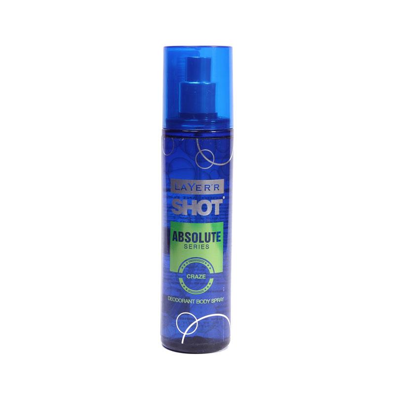 Layer'r Shot Absolute Series Craze Body Spray – 135ml
