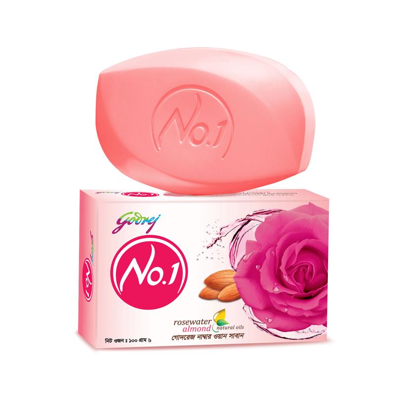 Godrej No 1 Rose Soap – 100gm