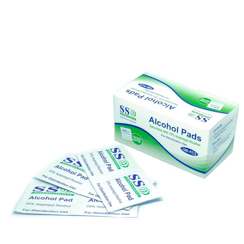 Alcohol Pad 70% IPA (100pcs) – SS International