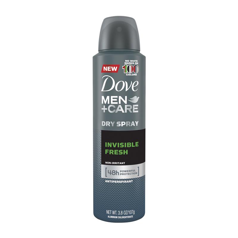 Dove Men+Care No White Marks Invisible Fresh Dry Spray Antiperspirant Deodorant – 245ml