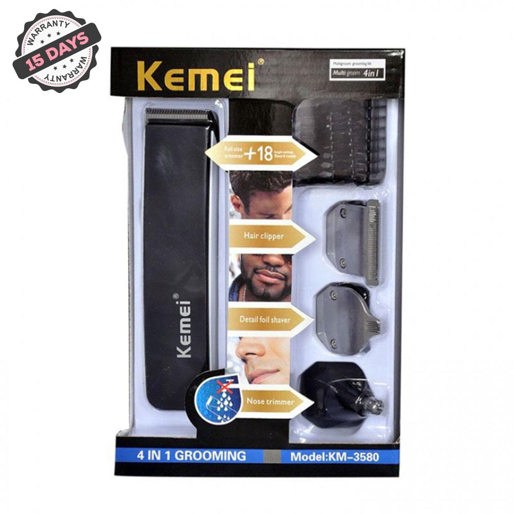 Kemei 4 in 1 Hair Trimmer M-3580
