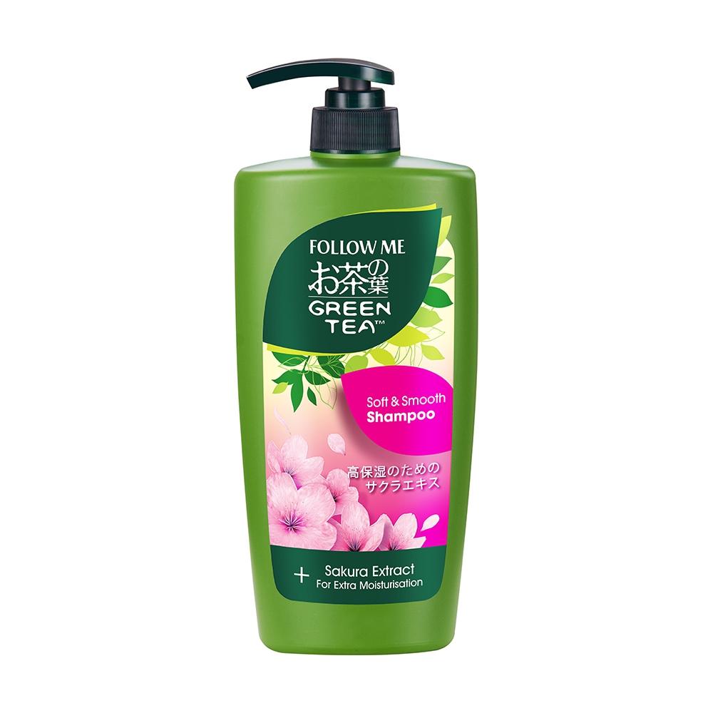 Follow Me Green Tea Soft & Smooth Shampoo – 650ml