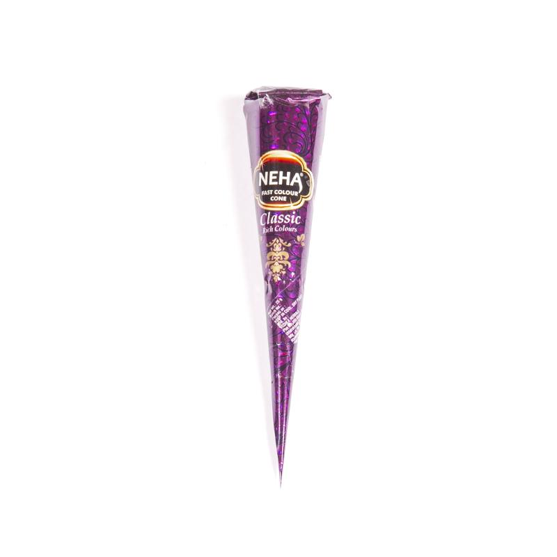 Neha Fast Colour Mehendi (Purple) – 1 Cone