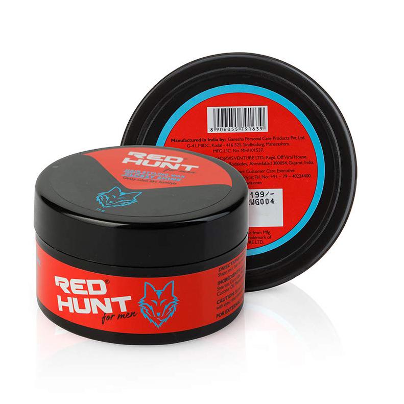 Red Hunt Hair Wax Men Hair styling wax glossy shine – 75gm