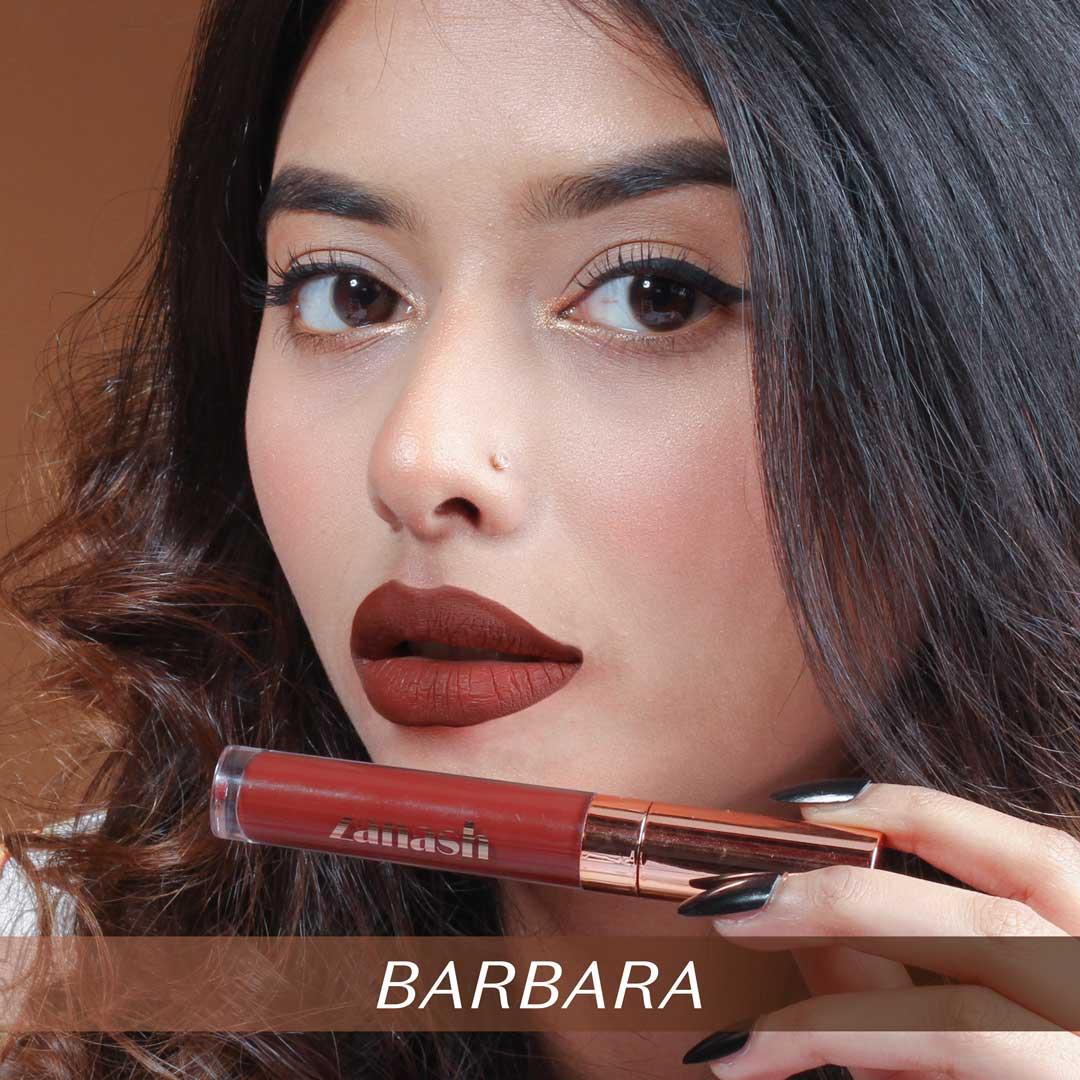 Zanash Liquid Matte Lipstick Barbara – 4.5ml