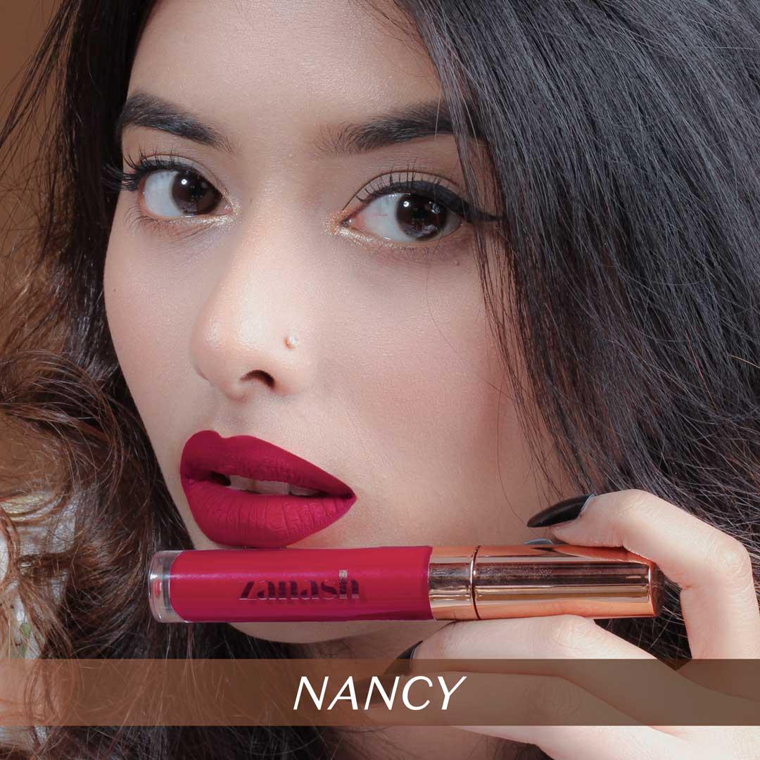 Zanash Liquid Matte Lipstick Nancy – 4.5ml