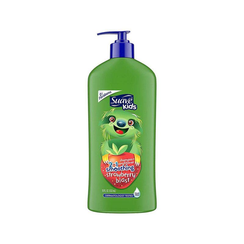 Suave Kids Smoothing Strawberry Blast 2-in-1 Shampoo and Conditioner – 532ml