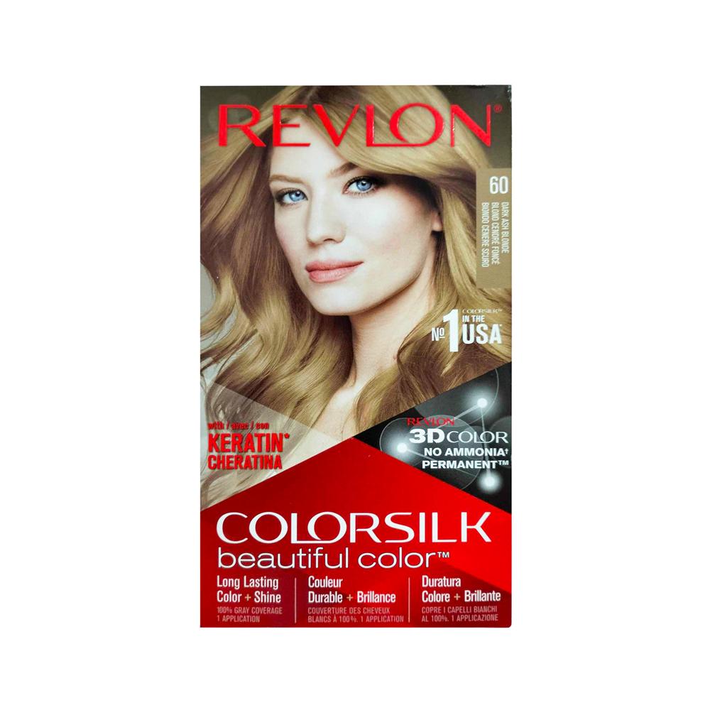 Revlon Color Silk beautiful hair Color 60 Dark Ash blonde