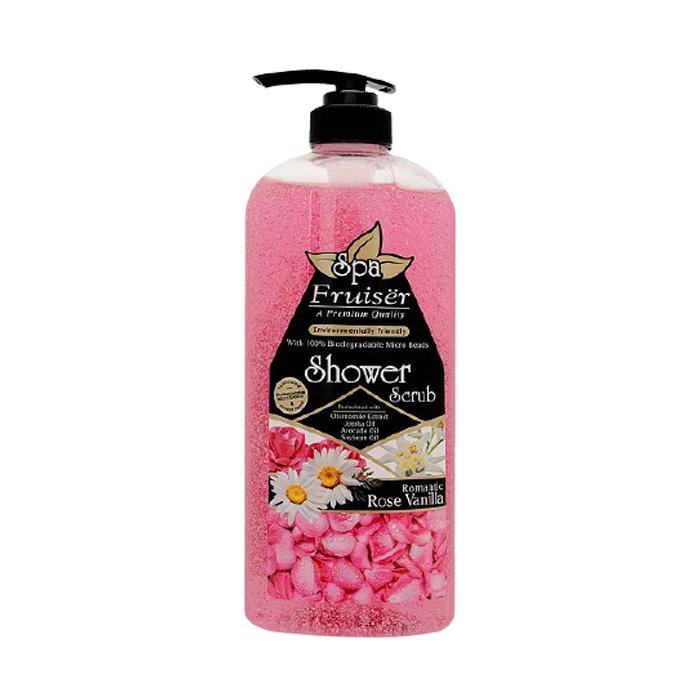 Fruiser Spa Rose Vanilla Shower Scrub – 730ml