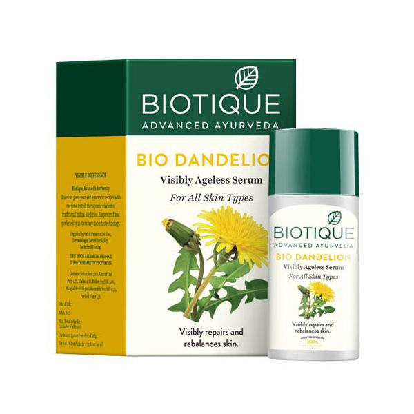 Biotique Bio Dandelion Visibly Ageless Serum – 40ml