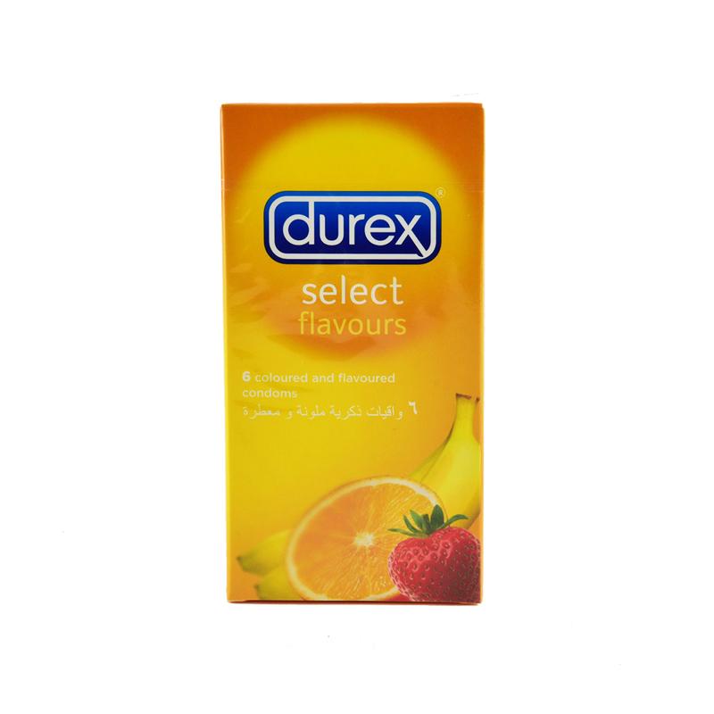 Durex 6 Colored & Flavored Condoms 6Pack