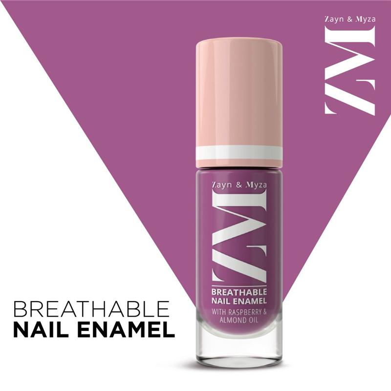 Zayn & Myza Breathable Nail Enamel Berry Yogurt – 6ml
