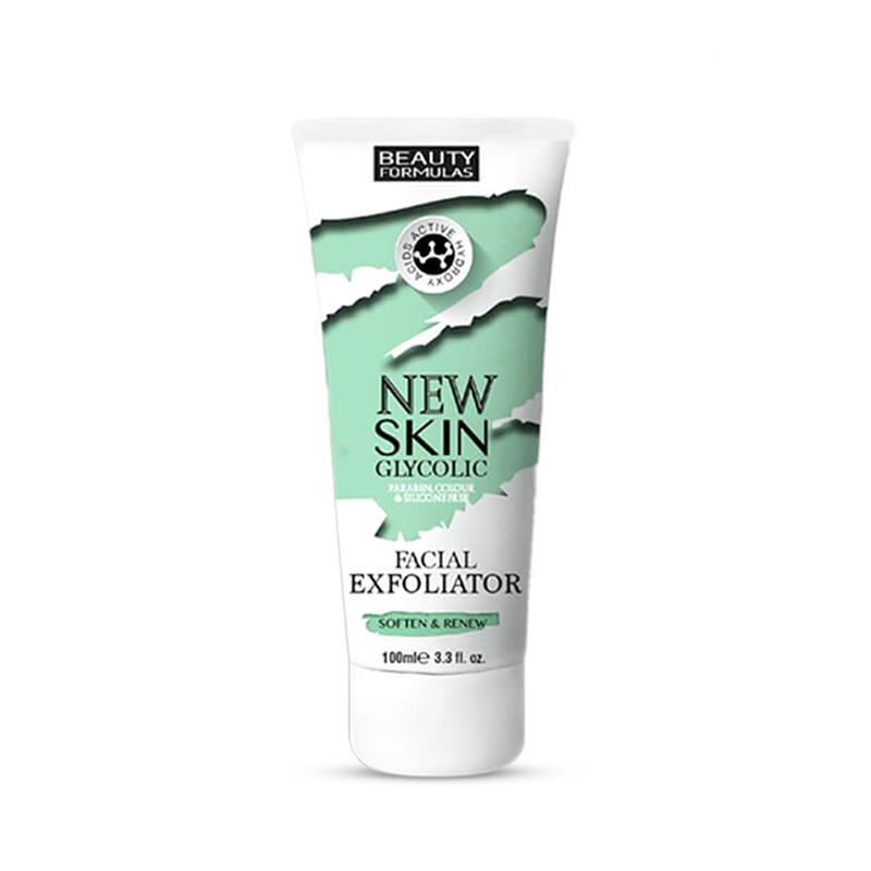 Beauty Formulas New Skin Glycolic Facial Exfoliator – 100ml