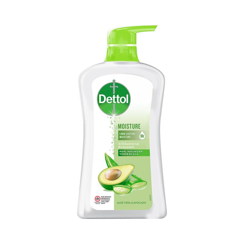 Dettol Moisture Anti-Bacterial Body Wash - Aloe Vera & Avocado – 625gm