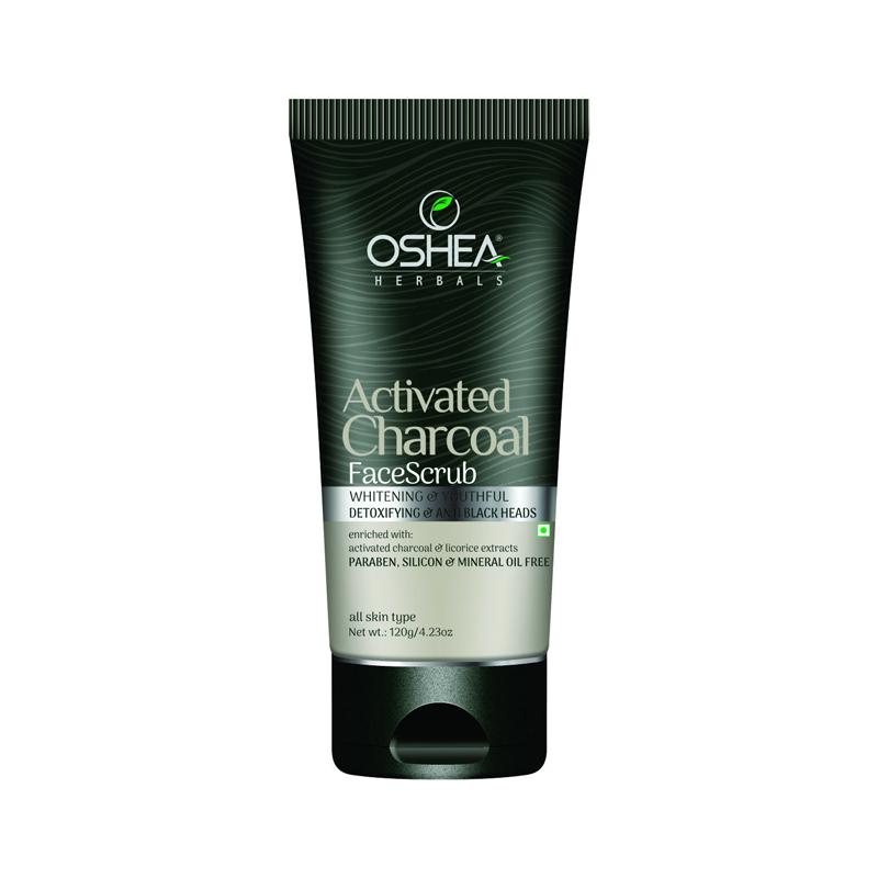 Oshea Herbals Activated Charcoal Face Scrub – 120gm