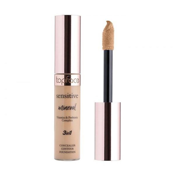 Topface Sensitive Mineral 3 in 1 Concealer Contour Foundation Warm Honey 006 – 12ml