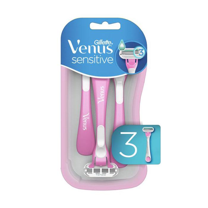 Gillette Venus Sensitive Disposable Razor 3 Pieces