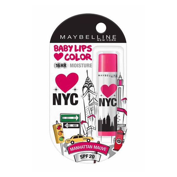 Maybelline Baby Lips Color 16 Hr Moisture SPF 20 Lip Balm Manhattan Mauve – 4gm