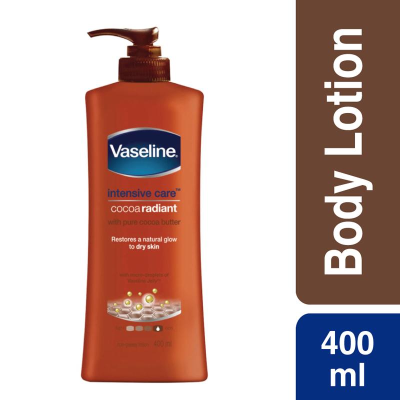 Vaseline Body Lotion Intensive Care Cocoa Radiant (Indonesia) – 400ml