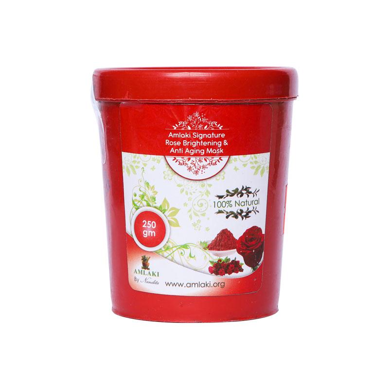 Amlaki Signature Rose Brightening & Anti Aging Mask – 250gm