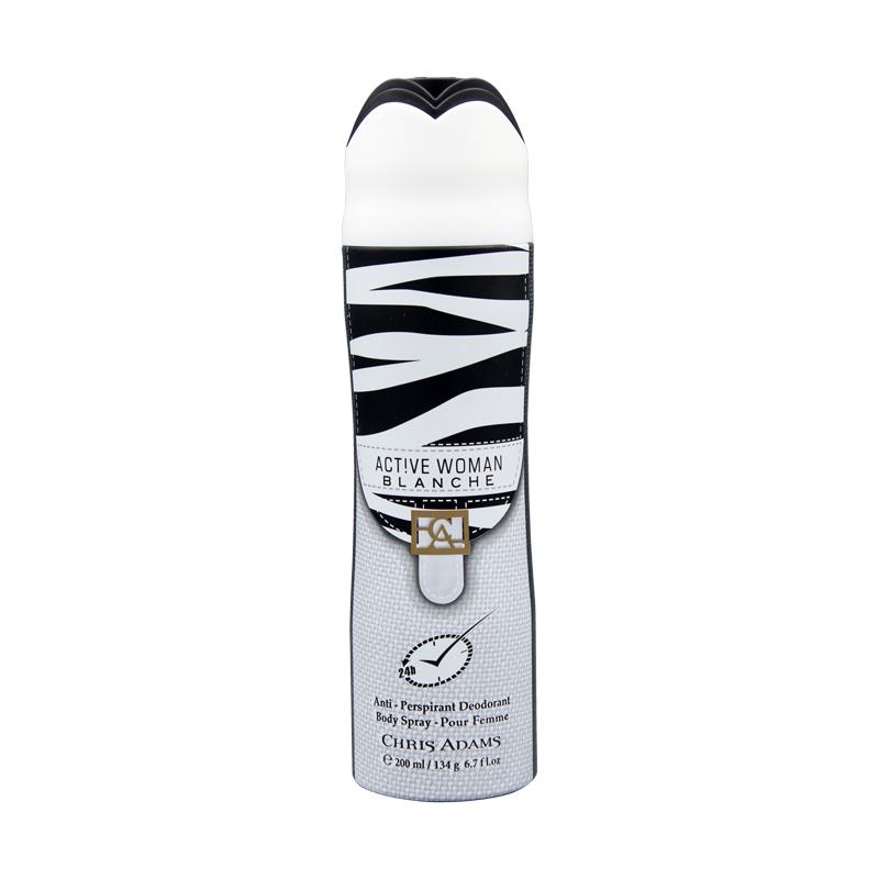Chris Adams Deodorant Body Spray Active Woman Blanche – 200ml