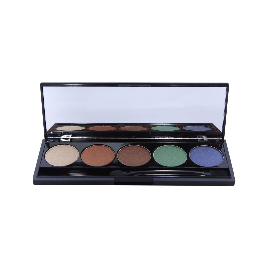 Miss & Mrs Nina 5 Colors Eyeshadow Glow Looks - 01 – 12.5gm