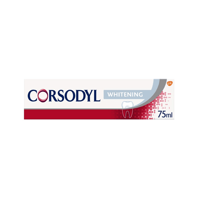 Corsodyl Whitening Toothpaste – 75ml