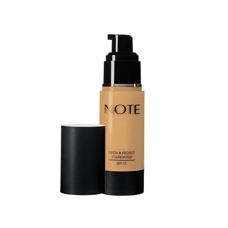 Note Detox And Protect Foundation 05 Pump Honey Beige – 30ml