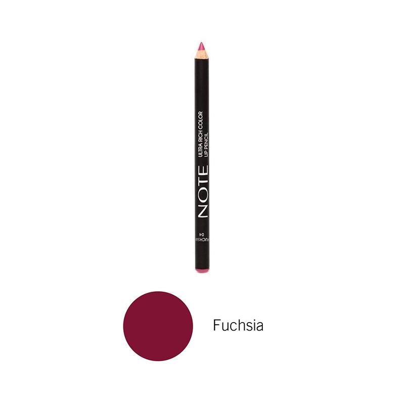 Note Ultra Rich Color Lip Pencil 04 Fuchsia – 1.1gm