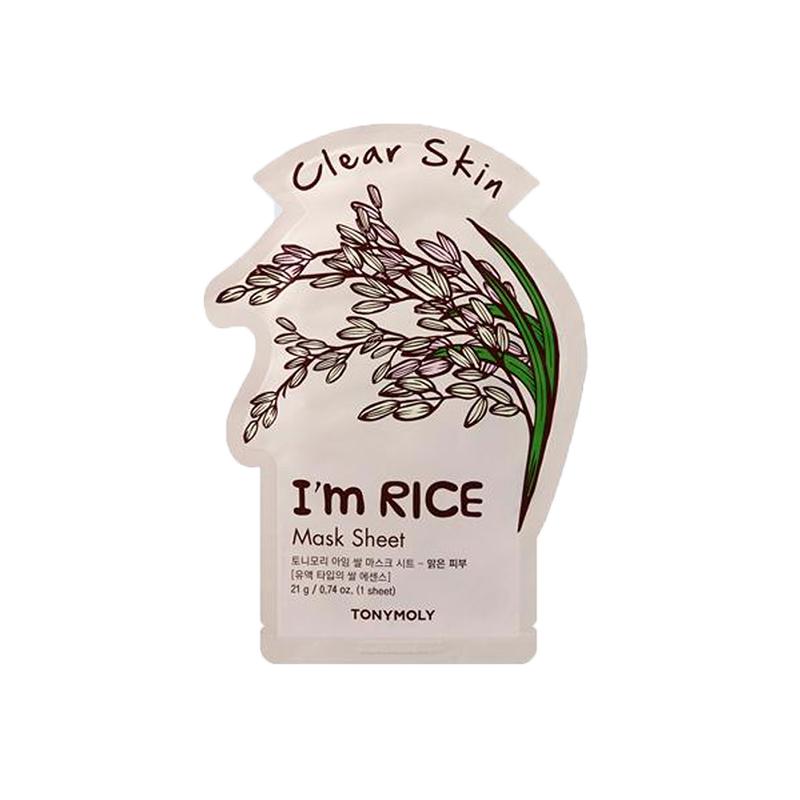 Tonymoly I'm Rice Clear Skin Sheet Mask – 21gm
