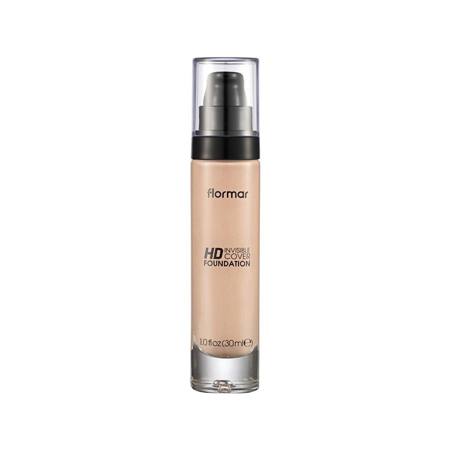Flormar Invisible Cover HD Foundation 30 Soft Porcelain – 30ml