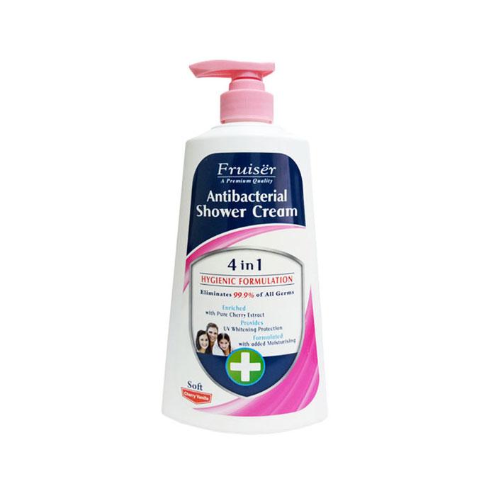 Fruiser Antibacterial Shower Cream 4 in 1 Hygienic Formulation with Pure Cherry Extract – 800ml