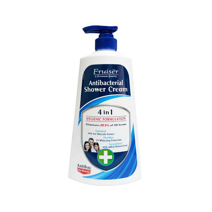 Fruiser Antibacterial Shower Cream 4 in 1 Hygienic Formulation with Pure Sea Minerals Extract – 800ml