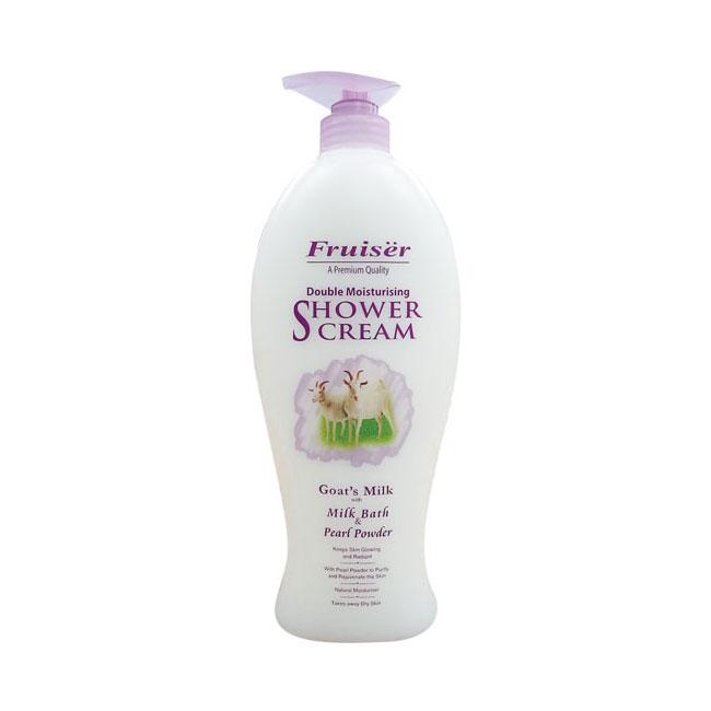 Fruiser Shower Cream Goat's Milk with Milk Bath and Pearl Powder – 450ml